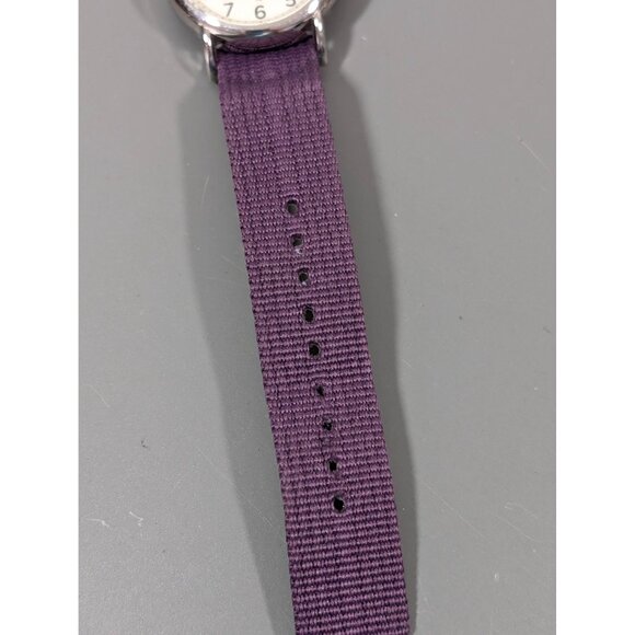 Timex Weekender Indigo Watch 38mm Face Purple Fabric Strap Casual Style - Picture 3 of 9